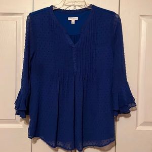 Charter club blue blouse. Size L